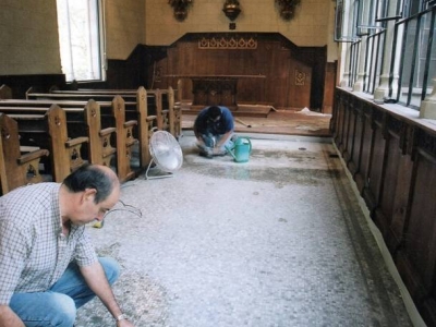 Pulido de suelos de mosaico Romano