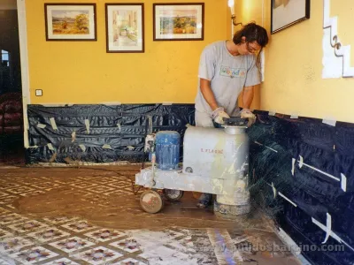 Pulido de suelos de mosaico en Barcelona - Pulidos Barcino