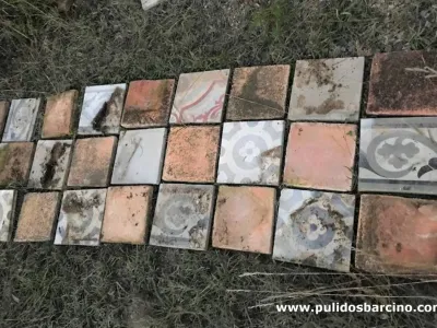 Pulido de suelos de mosaico en Barcelona - Pulidos Barcino